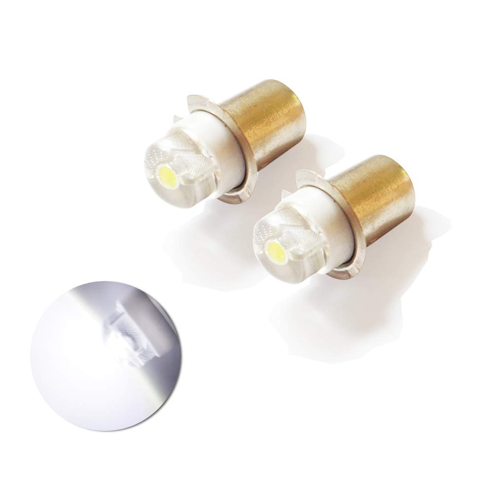 Amazon.co.jp: 2 個の P13.5S LED 電球 5V-24V (6V 9V 12V 16V